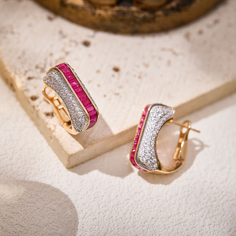 Vintage Fashion Collection - Designer Collection Fashion Style Earrings Women