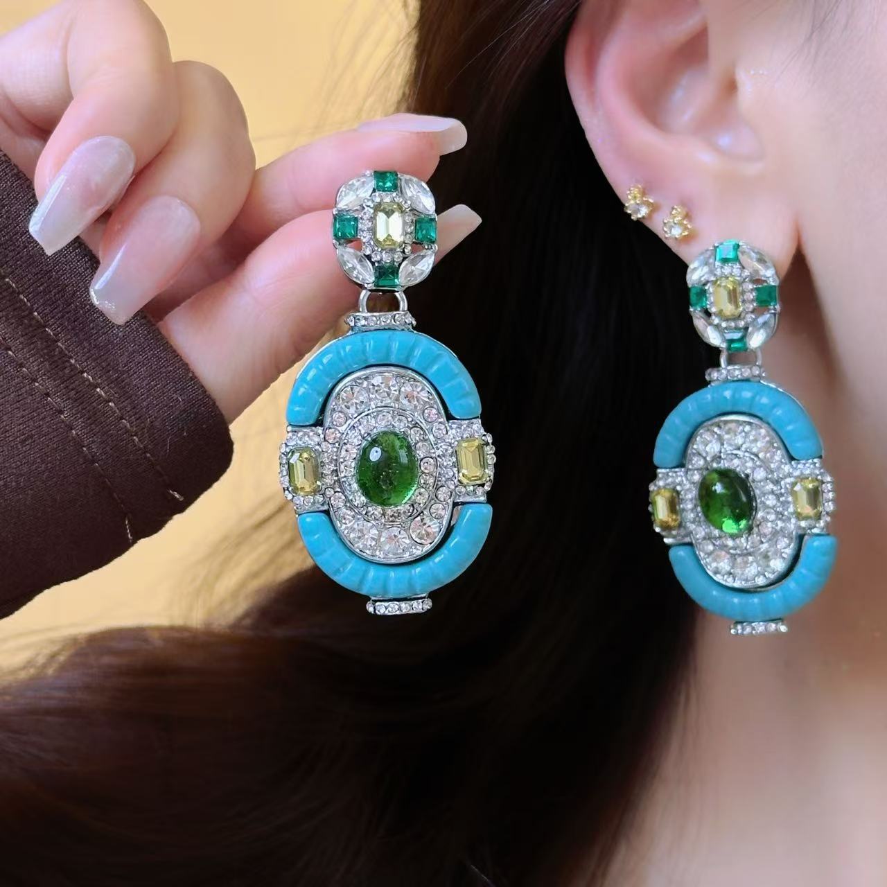 Vintage Turquoise Emerald Silv - Vintage Fashion Eras recension och pris