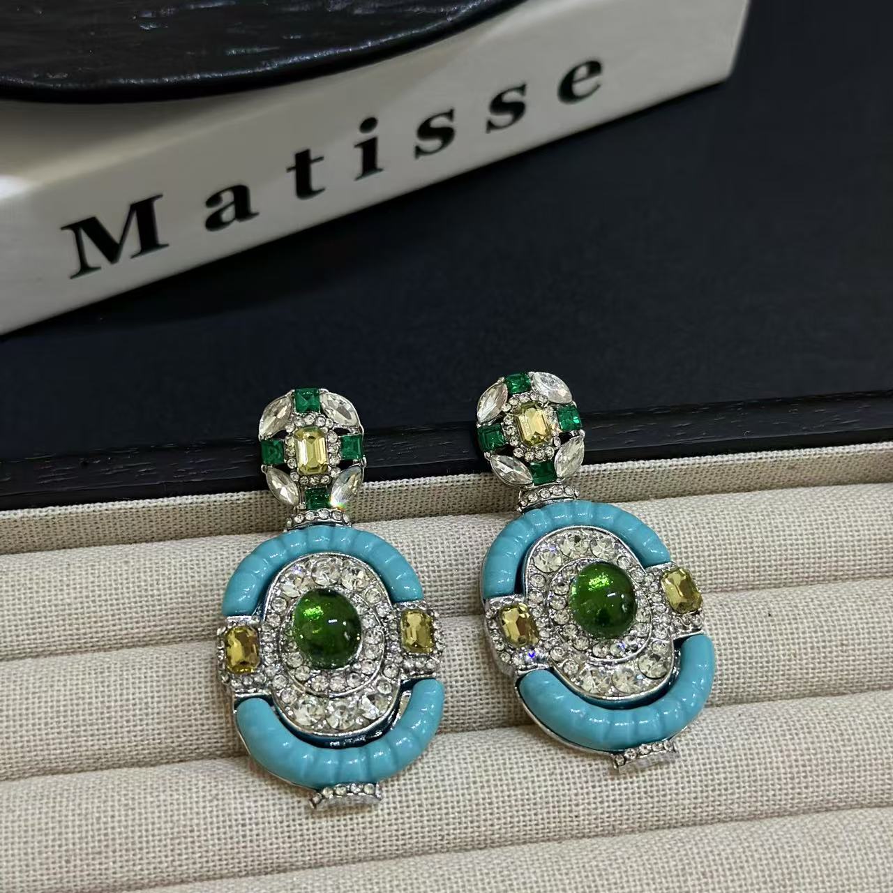 Vintage Turquoise Emerald Silv - Vintage Fashion Eras recension och pris