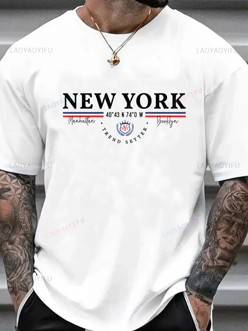 New York Letter Graphic Tee Un - Vintage Fashion York recension och pris