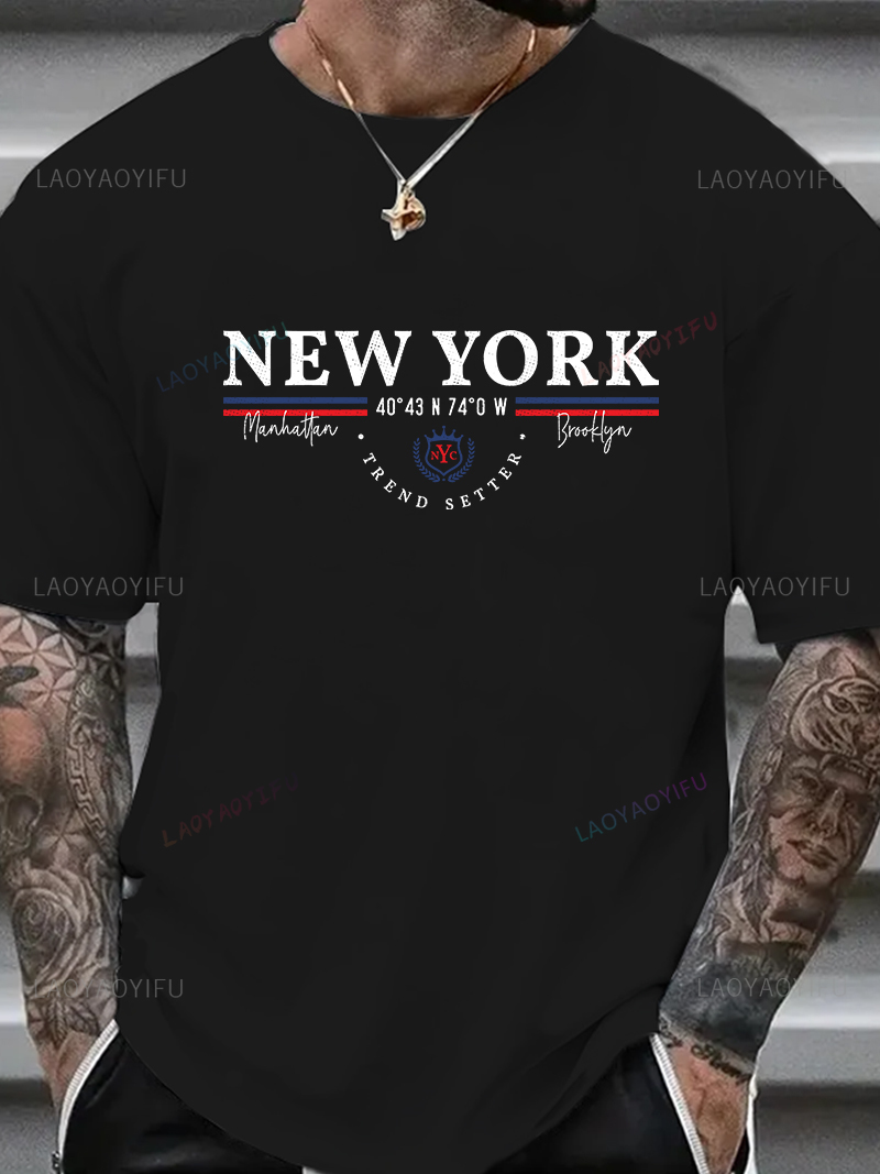New York Letter Graphic Tee Un - Vintage Fashion York recension och pris