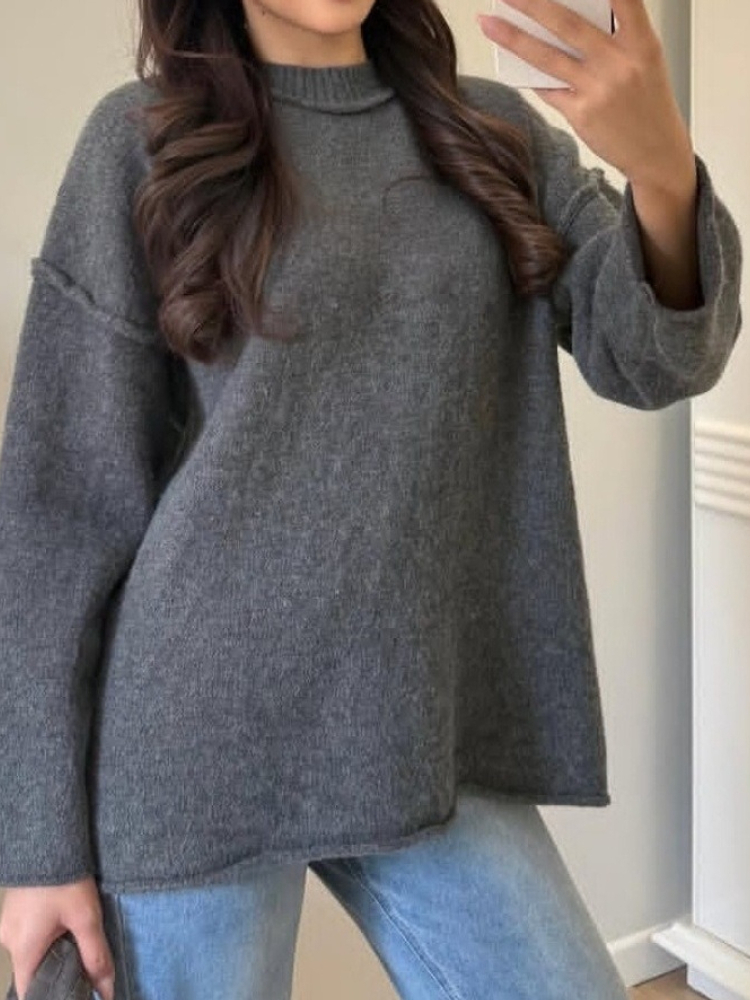 Vintage Women Sweaters Black L - Vintage Fashion Old Money recension och pris