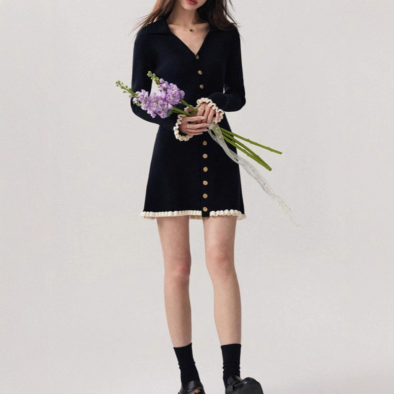 BWQ Spring Autumn Winter Frenc - Vintage Fashion Old Money recension och pris