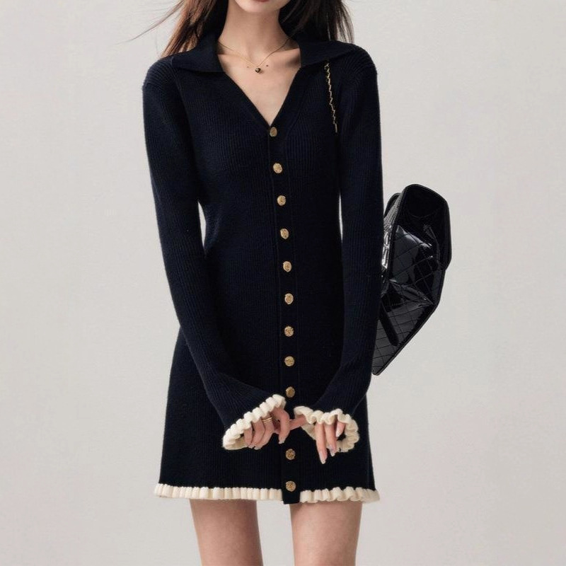 BWQ Spring Autumn Winter Frenc - Vintage Fashion Old Money recension och pris