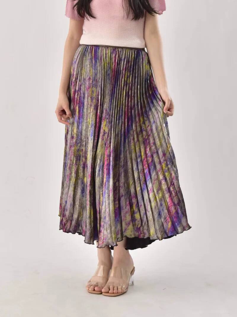 Shiny Colorful Luxury High Wai - Vintage Fashion Old Money recension och pris