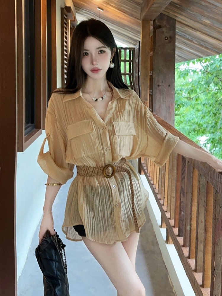 Summer New Vintage Loose Waist - Vintage Fashion Old Money recension och pris
