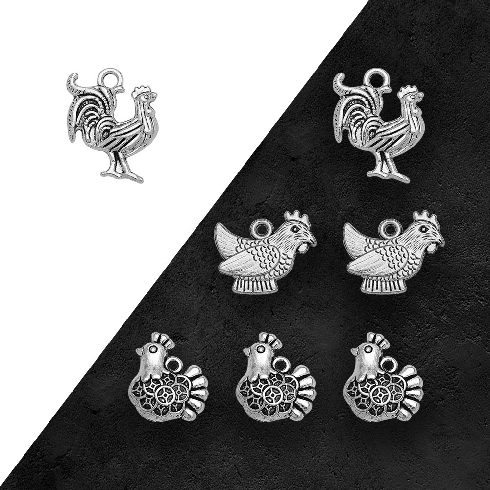 Antique Silver Plated Cock Roo - Vintage Fashion Resale recension och pris