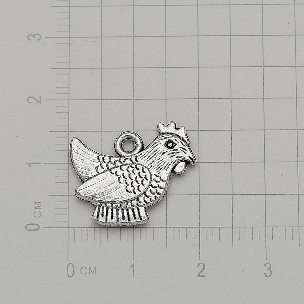Antique Silver Plated Cock Roo - Vintage Fashion Resale recension och pris