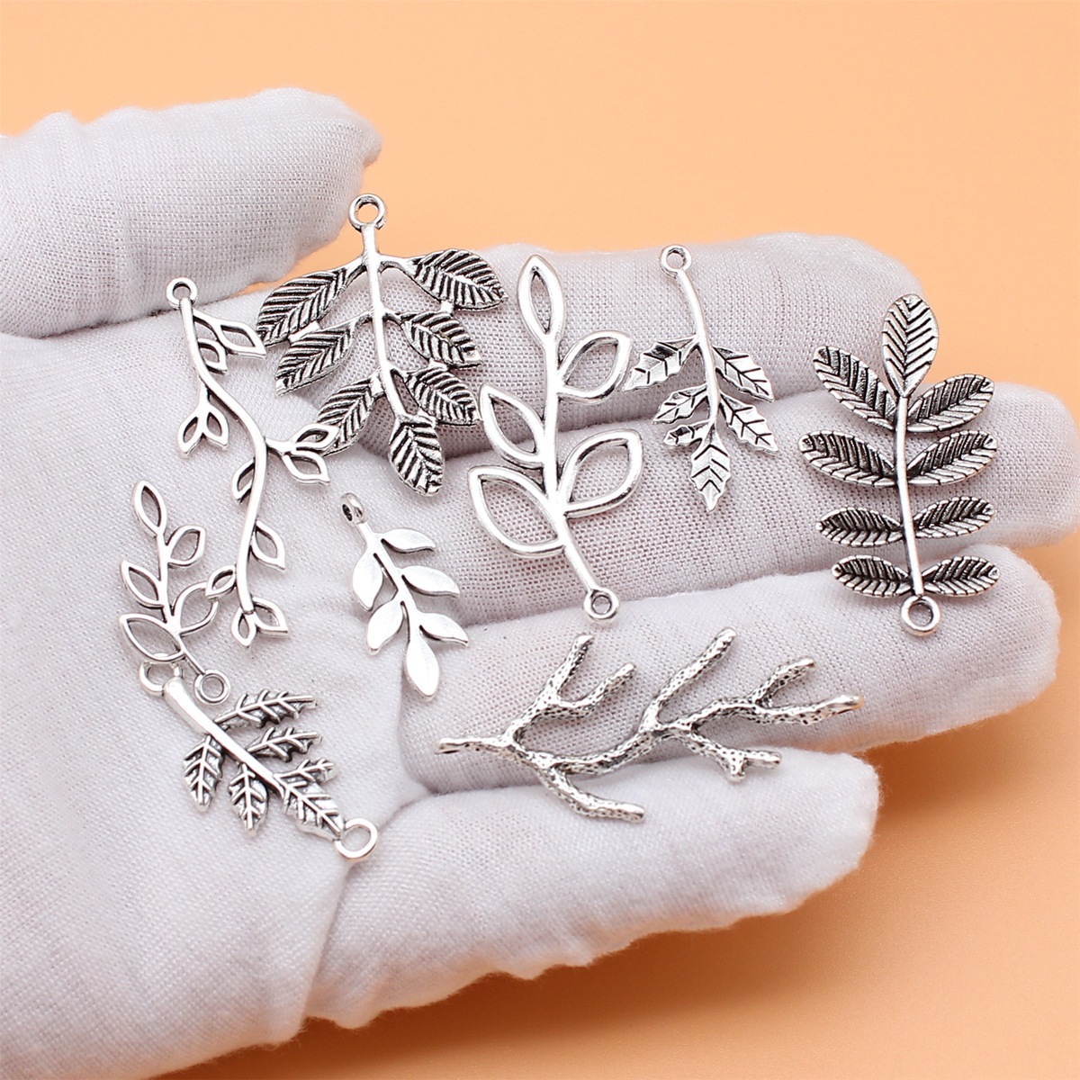 9pcs Antique Silver Color Bran - Vintage Fashion Collection recension och pris