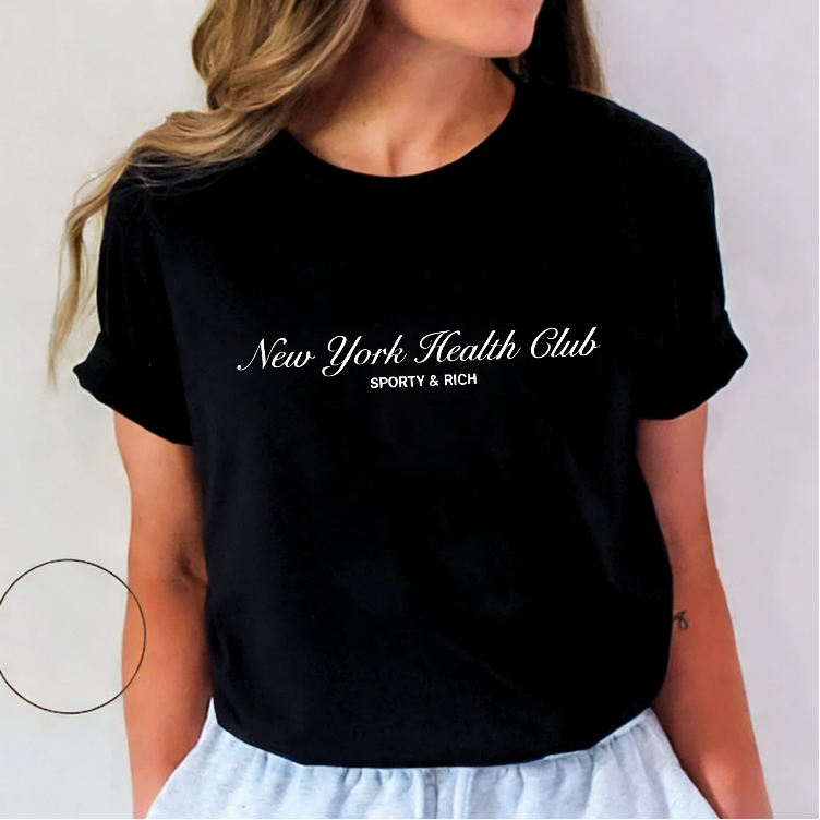 New York Letters Printing Wome - Vintage Fashion York recension och pris