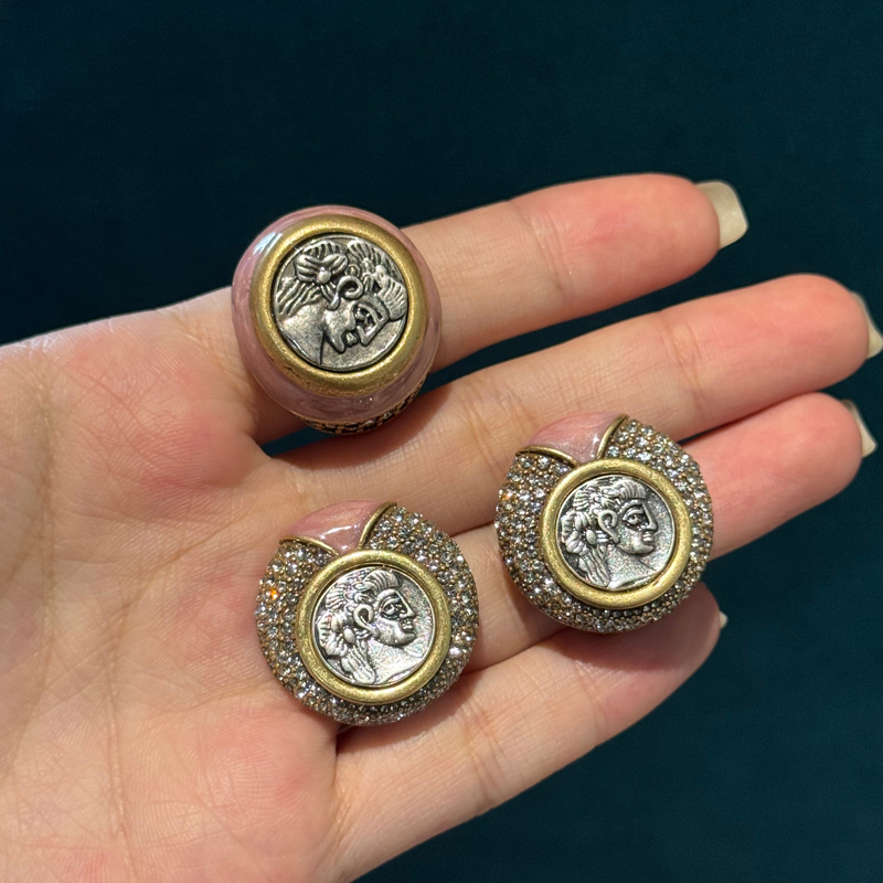 Vintage Ancient Coins Pink Jew - Vintage Fashion Old Money recension och pris