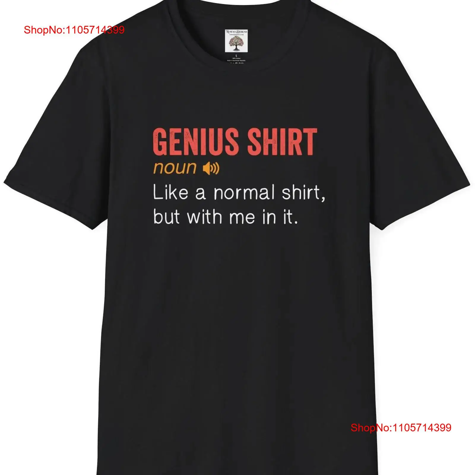 Genius T Shirt Definition Soft - Vintage Fashion Definition recension och pris