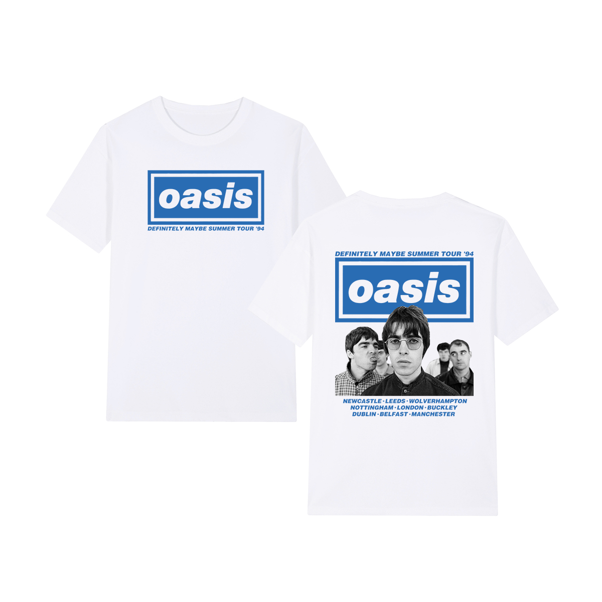 definitely maybe Oasi Band Log - Vintage Fashion Definition recension och pris