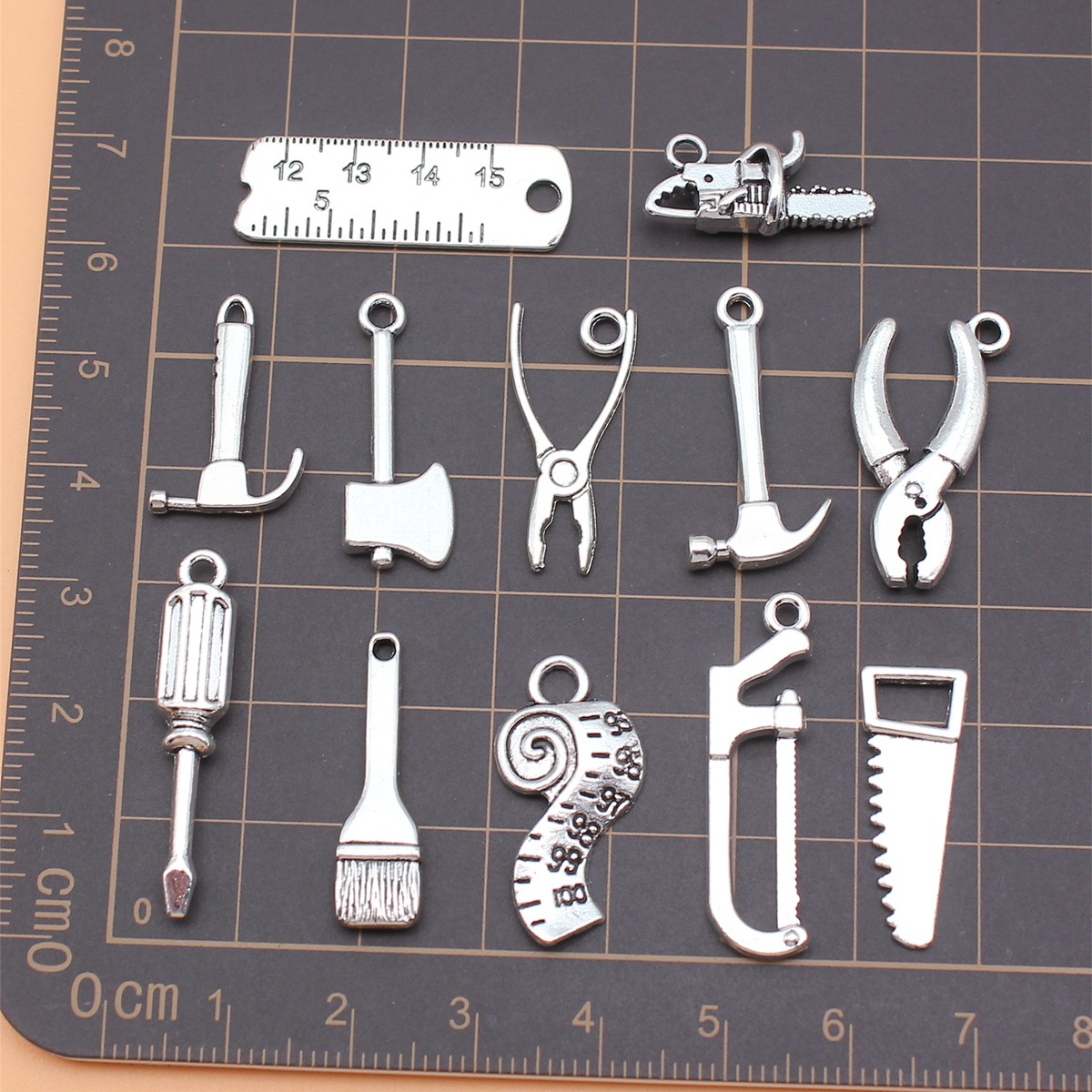 12pcs Antique Silver Color Too - Vintage Fashion Collection recension och pris