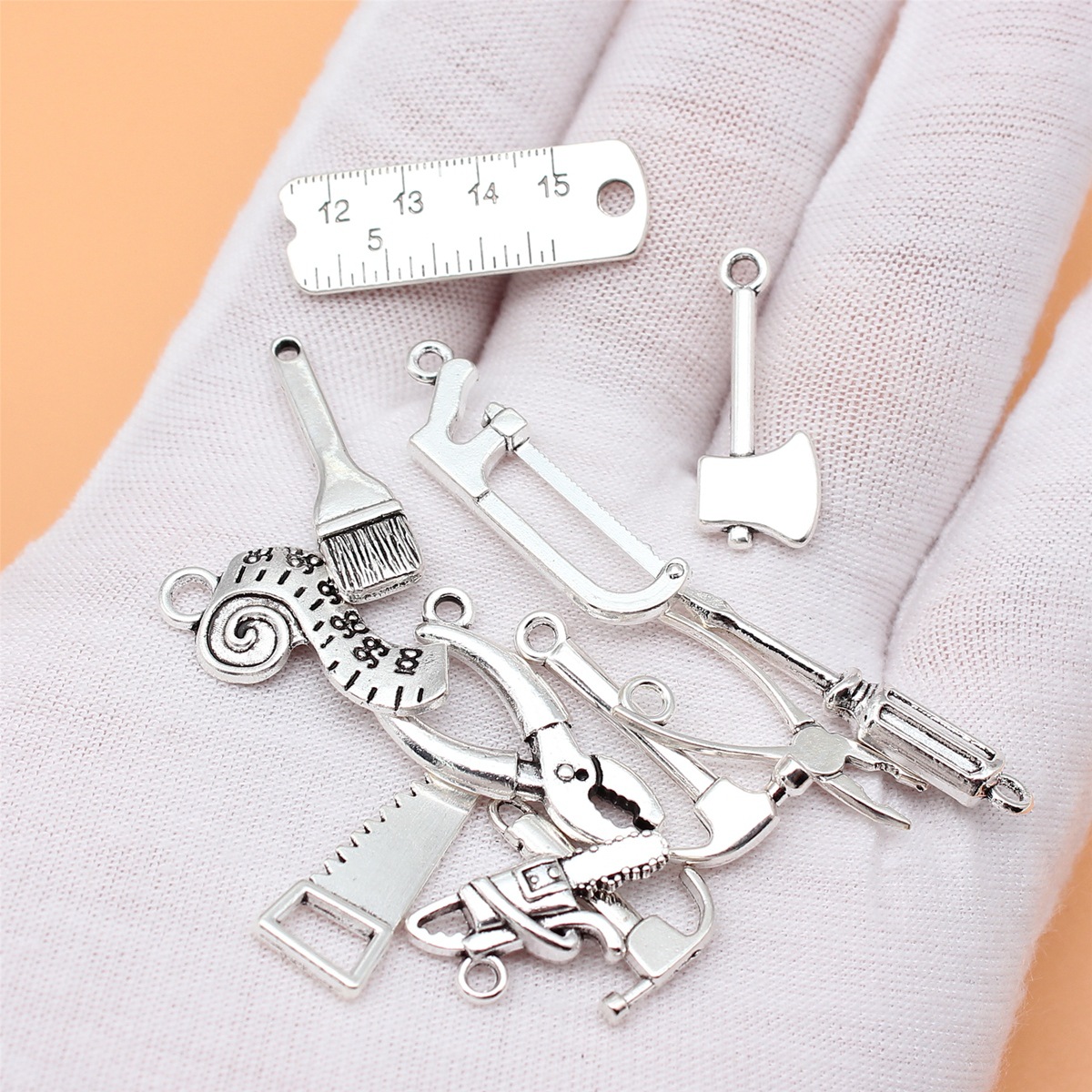 12pcs Antique Silver Color Too - Vintage Fashion Collection recension och pris